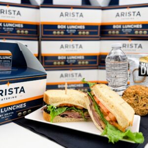 Roast beef sandwich box lunch