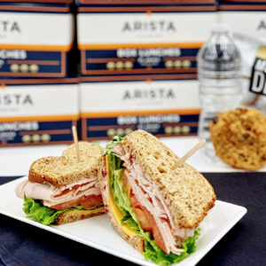 Turkey sandwich box lunch